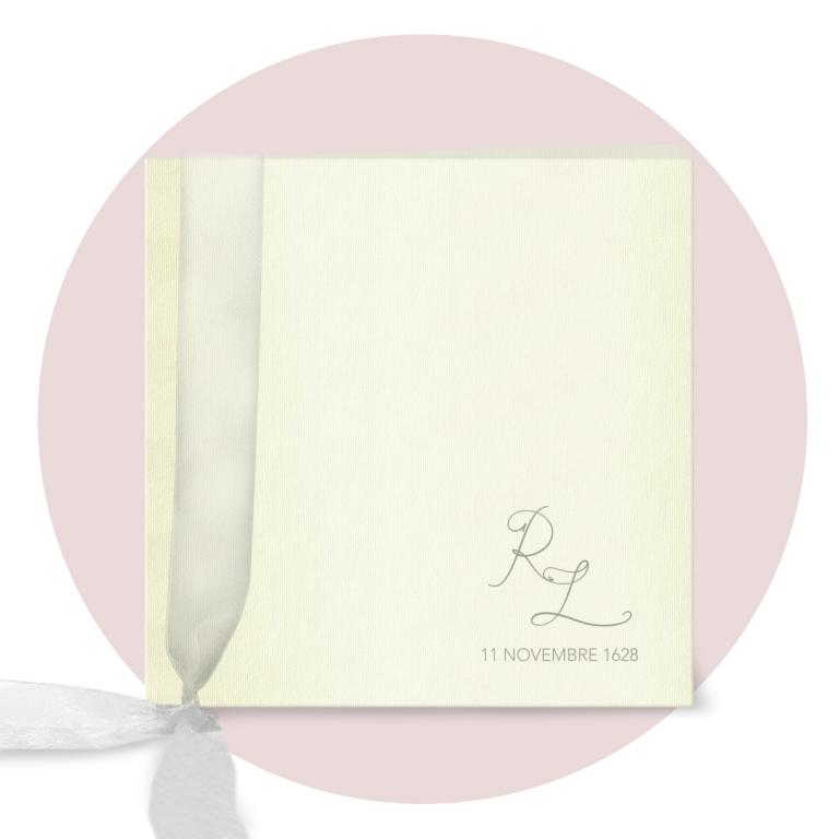 Immagine prodotto: Libretto messa formato quadrato, spillato in cartoncino pregiato tipo: DALI BIANCO